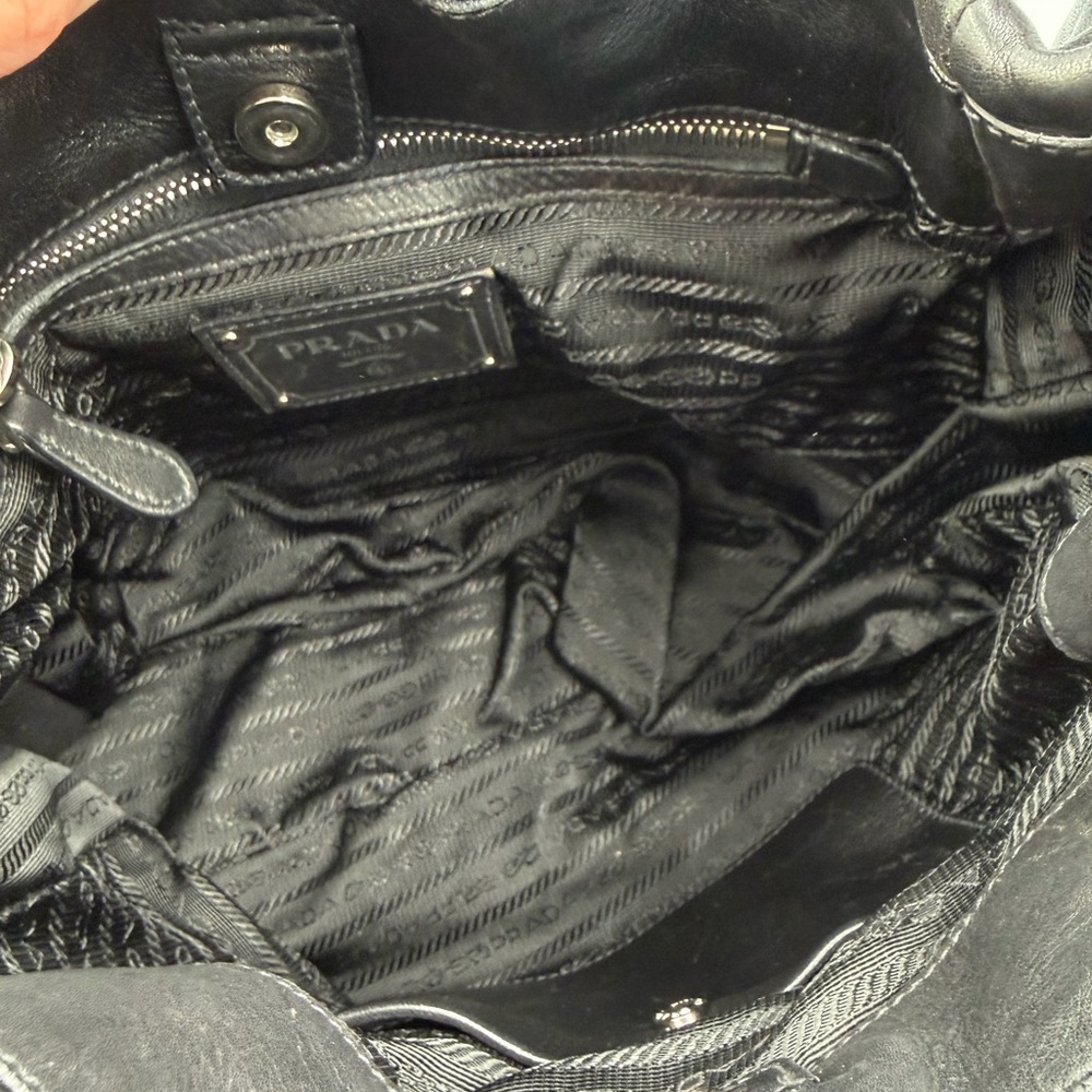 PRADA shiny calfskin hobo - Picture 12 of 13